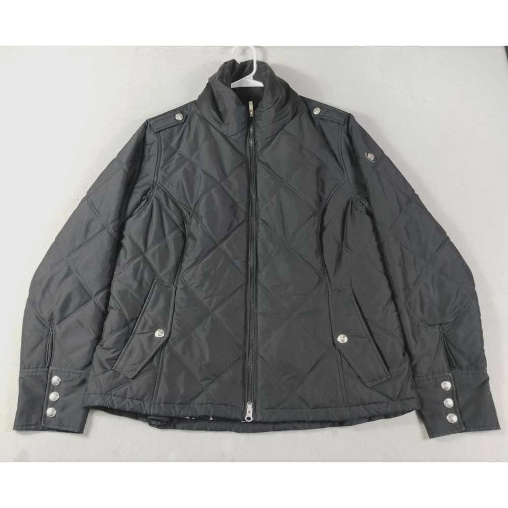 Ariat Terrace Jacket Womens XL Black Quilted Insulated Equestrian Westerncore